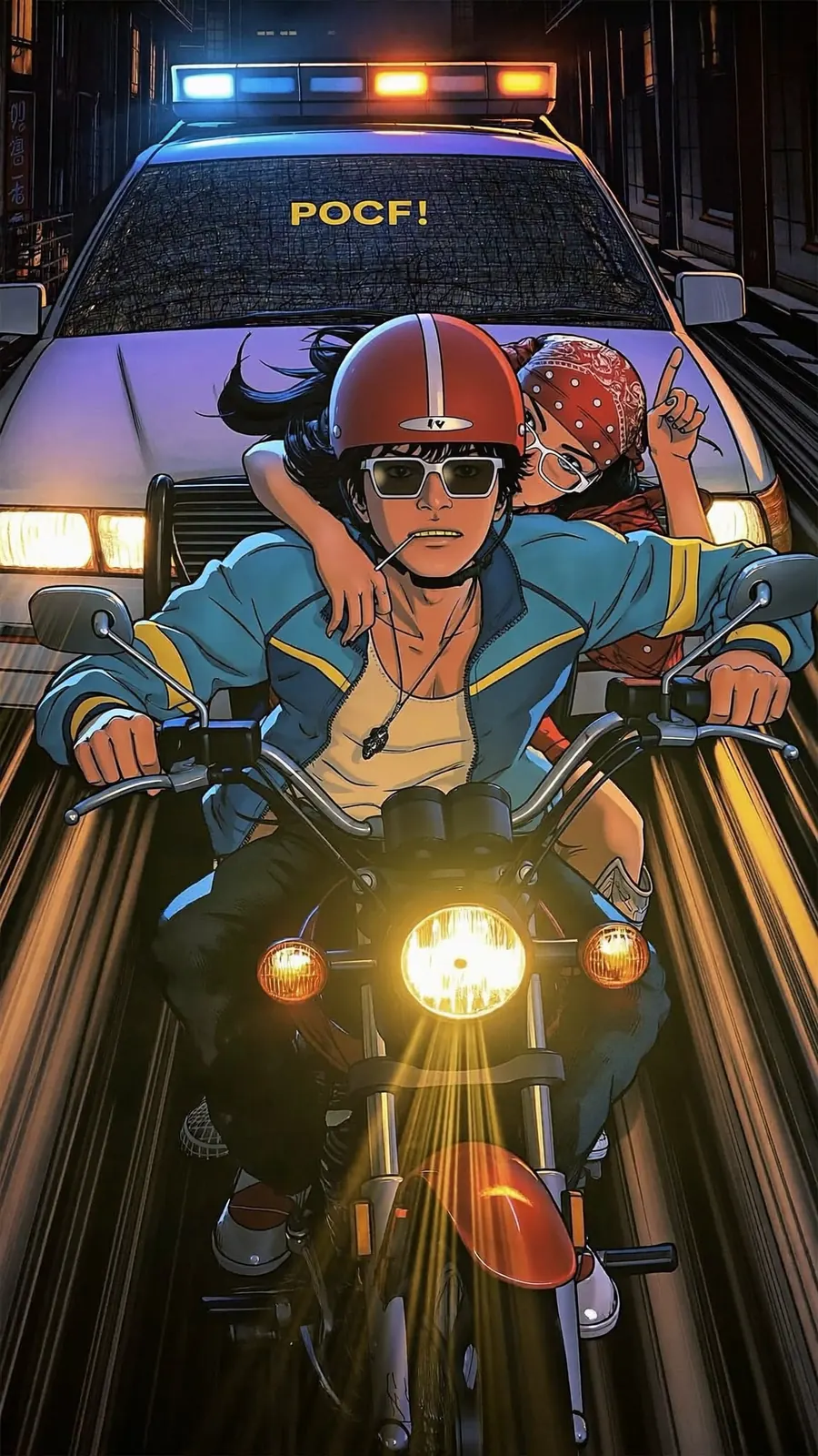 Pursuit, anime key art